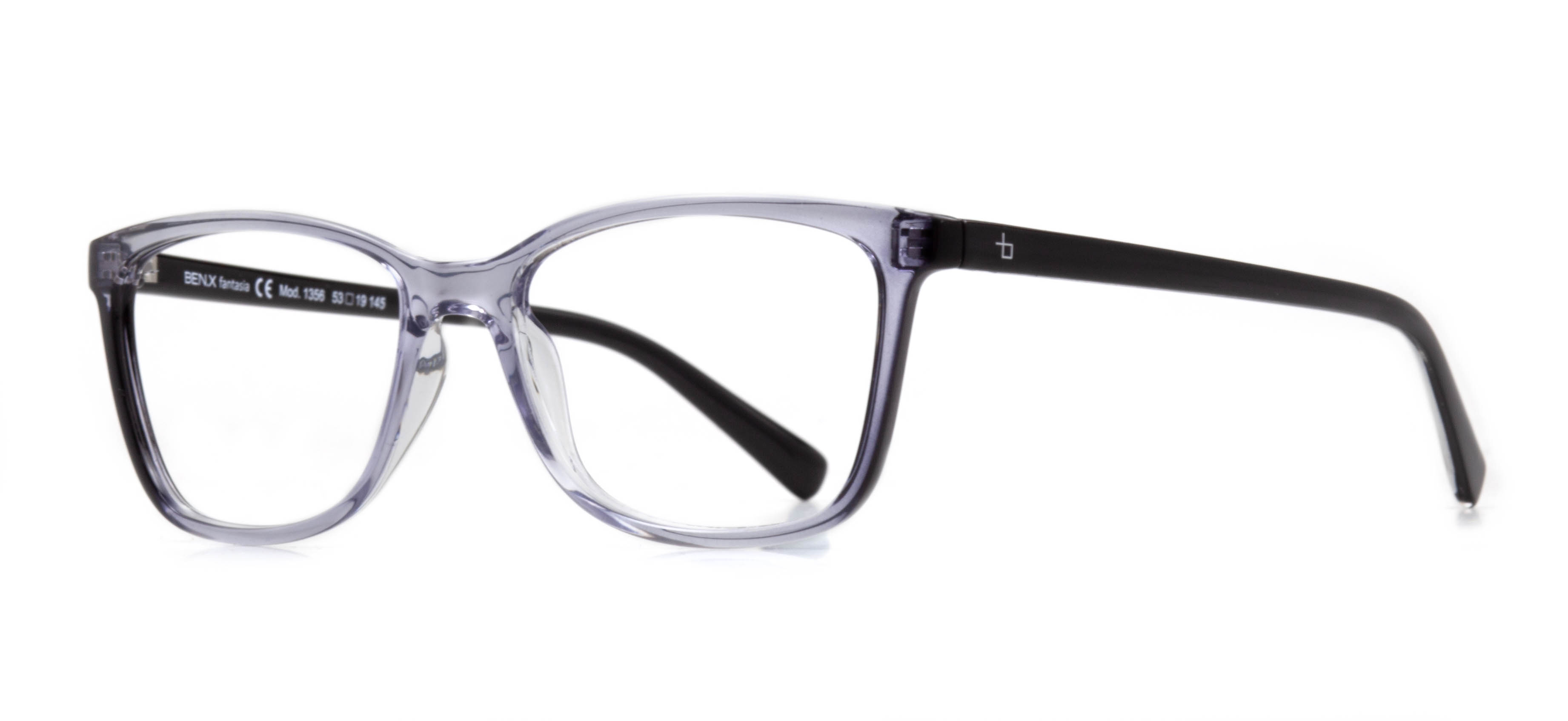 BENX FANTASIA Eyeglasses Teenage Woman Rectangular Full-Rimmed Grilamid (TR90) Unfiltered BXFNTS 1356-C.01